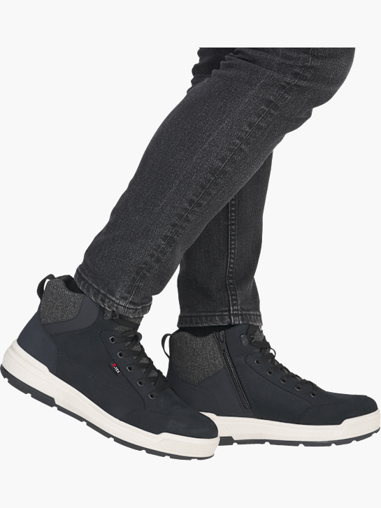 Rieker Herren Schnürstiefel Blau 141895 4