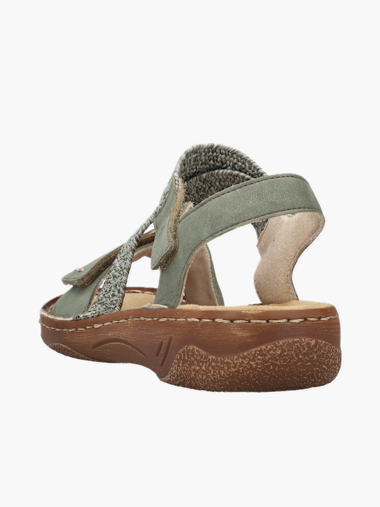 Rieker Damen Riemchensandalen Grün 136419 3