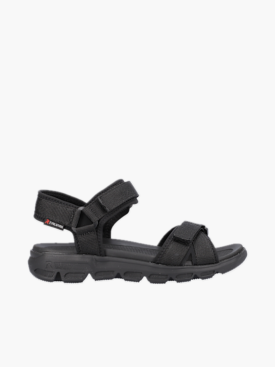 Rieker Damen Trekkingsandalen Schwarz 136463 1