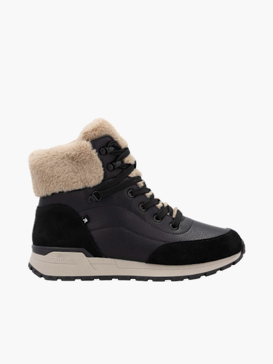 Rieker Sport Damen Schnürstiefel Schwarz 136518 1