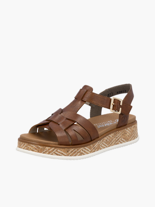 Rieker Damen Riemchensandalen Braun 136528 2