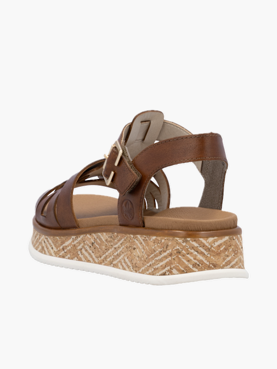 Rieker Damen Riemchensandalen Braun 136528 3