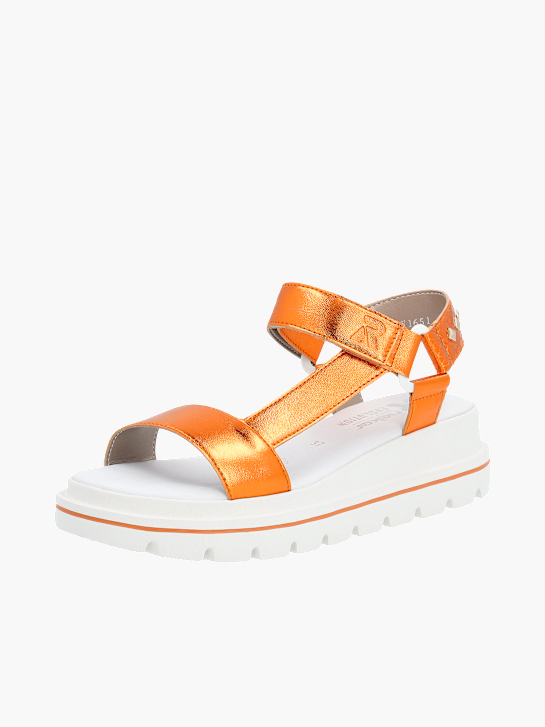 Rieker Sport Damen Riemchensandalen Orange 136561 2