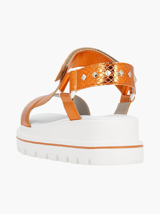 Rieker Sport Damen Riemchensandalen Orange 136561 3