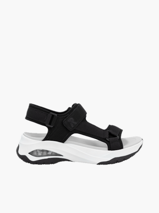 Rieker Sport Damen Trekkingsandalen Schwarz 136634 1