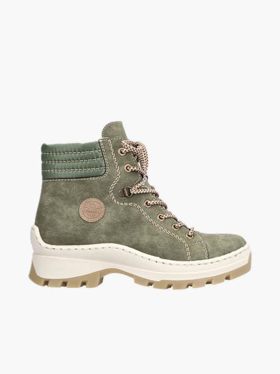Rieker Damen Schnürstiefel Grün 136648 1