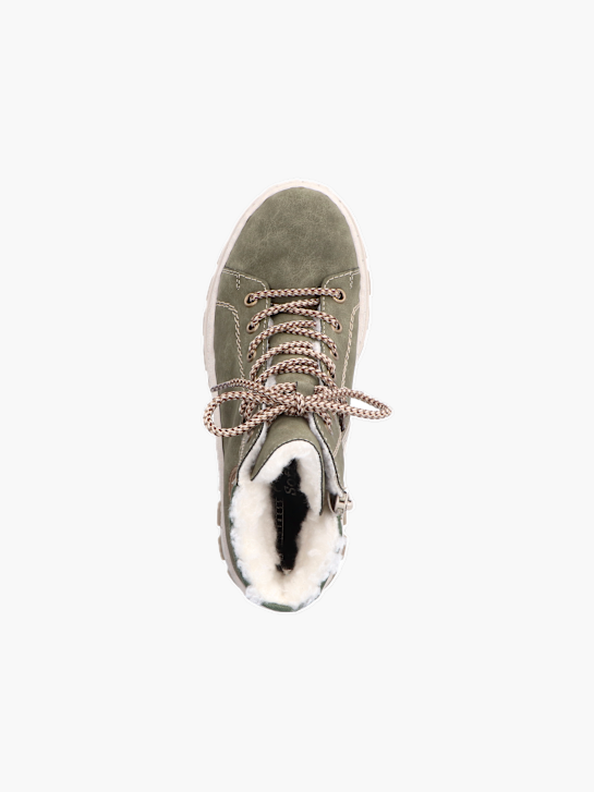 Rieker Damen Schnürstiefel Grün 136648 4
