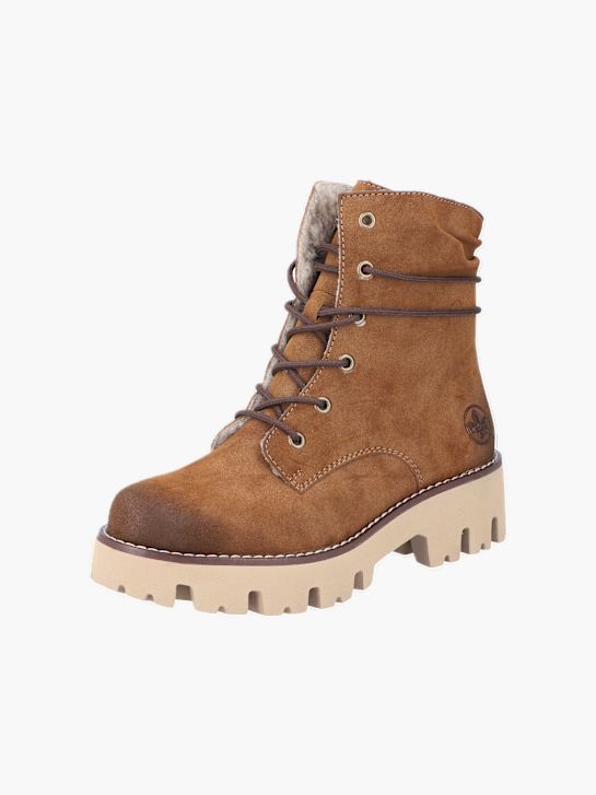 Rieker Damen Schnürstiefel Braun 136673 2