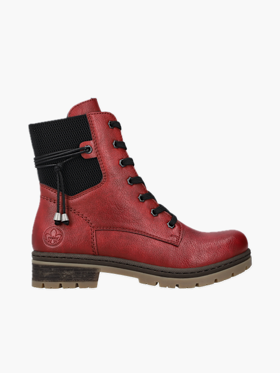 Rieker Damen Schnürstiefel Rot 136681 1