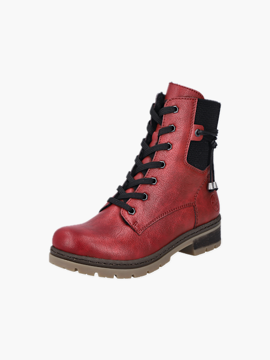 Rieker Damen Schnürstiefel Rot 136681 2