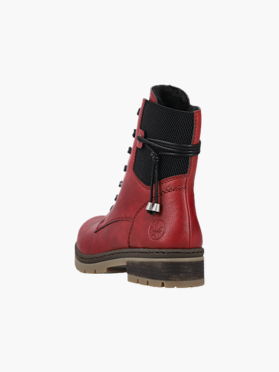 Rieker Damen Schnürstiefel Rot 136681 3