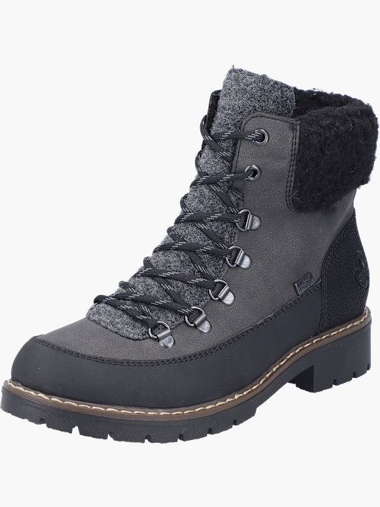 Rieker Damen Schnürstiefel Grau 142117 2