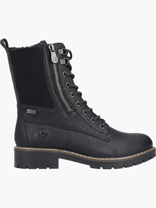 Rieker Damen Schnürstiefel Schwarz 142120 1