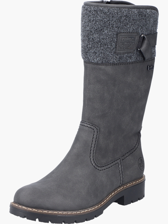 Rieker Damen Hochschaftstiefel Grau 136693 2