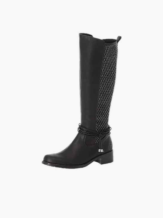 Rieker Damen Hochschaftstiefel Schwarz 136732 2