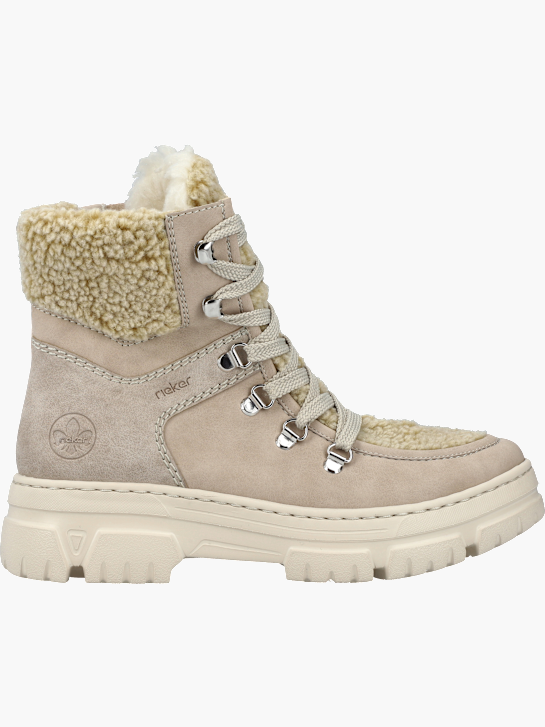 Rieker Damen Schnürstiefel Beige 142158 1