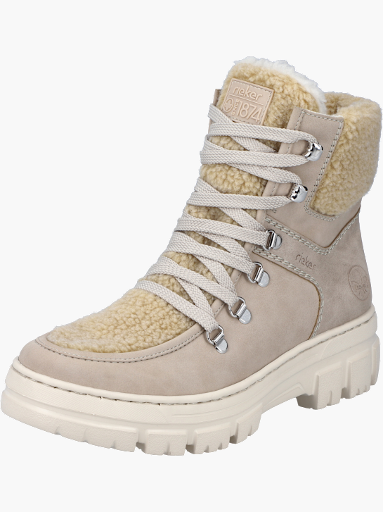 Rieker Damen Schnürstiefel Beige 142158 2