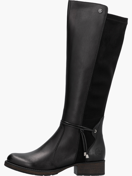 Rieker Damen Hochschaftstiefel Schwarz 142169 2