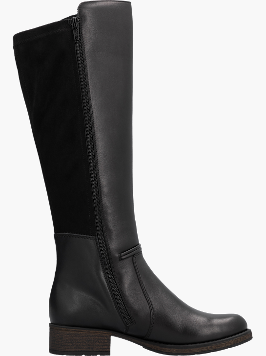 Rieker Damen Hochschaftstiefel Schwarz 142169 4
