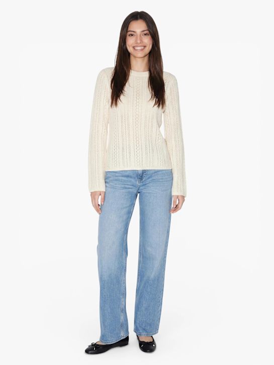 PIECES Strickpullover Creme 122945 1