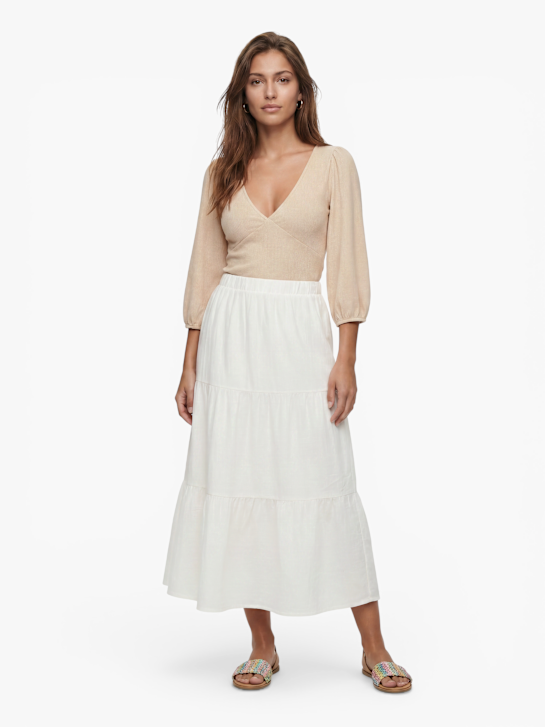 PIECES Jupe Blanc 123003 1