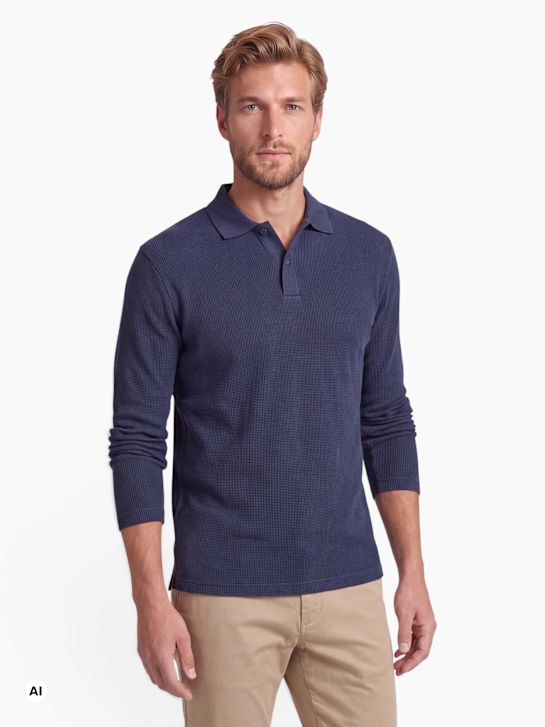 JJ Rebel Polo marškinėliai Tamsiai mėlyna 123100 1