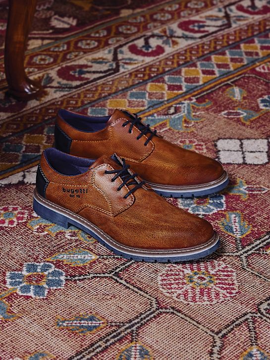 Bugatti Businessschuh Cognac 124102 7
