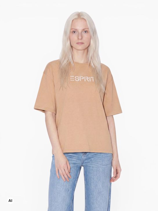ESPRIT T-Shirt Beige 124128 1