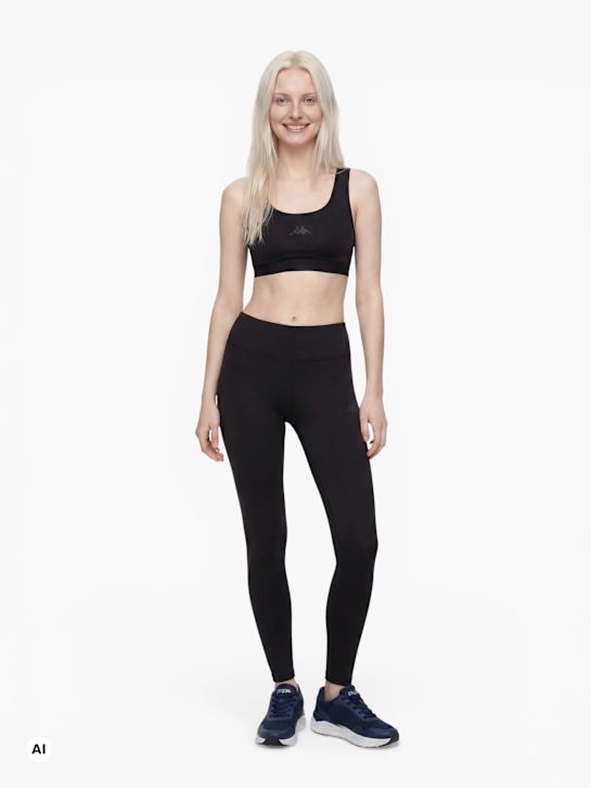Kappa Brassière de sport Noir 127370 1