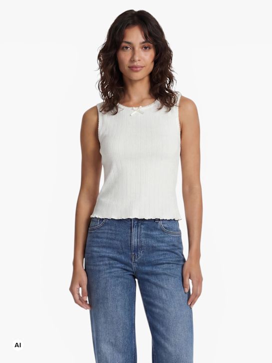 PIECES Top Weiß 135549 1