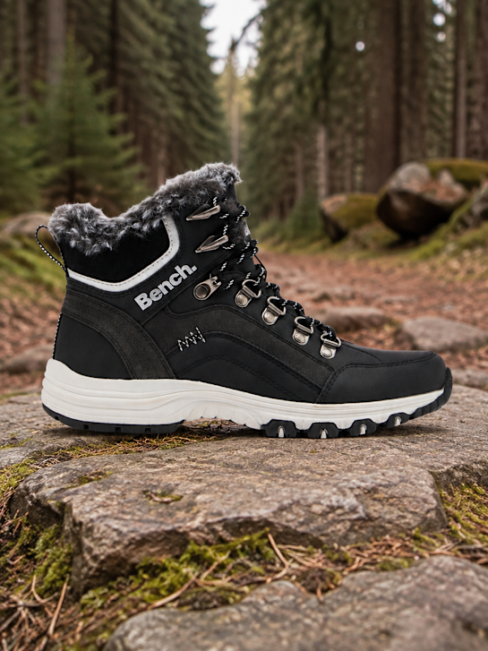 Bench Bottes à lacets noir 154048 1