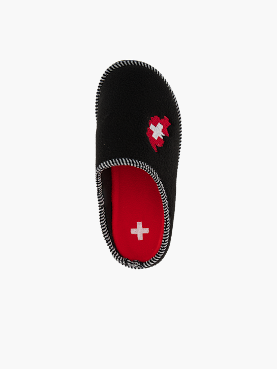Wellness Geschlossener Hausschuh Schwarz 94408 3