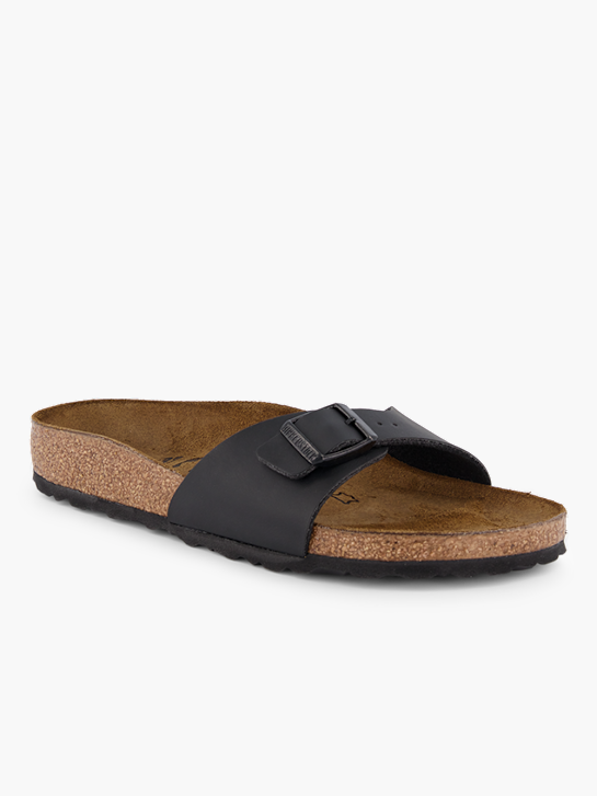 Birkenstock Flache Pantolette Schwarz 94427 1