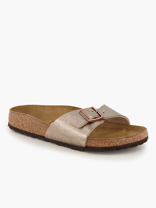 Birkenstock Flache Pantolette Beige 94821 1