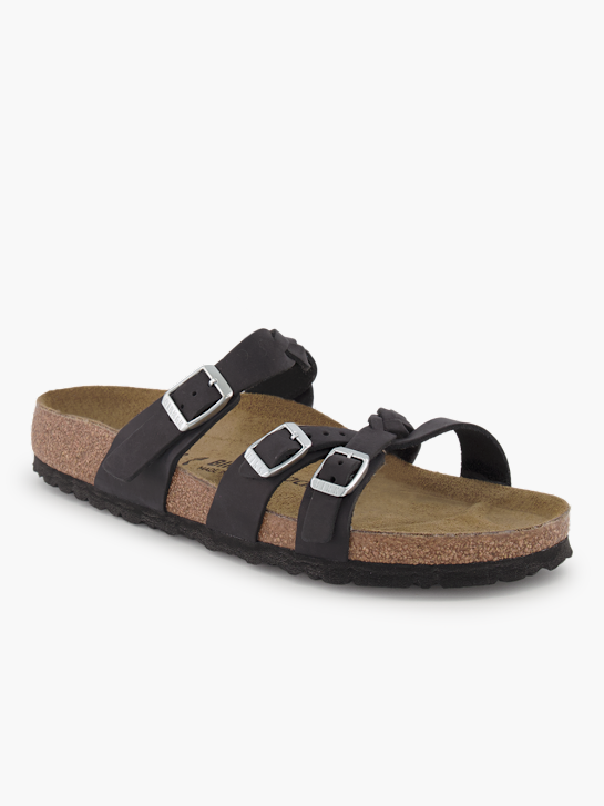 Birkenstock Flache Pantolette Schwarz 92259 1