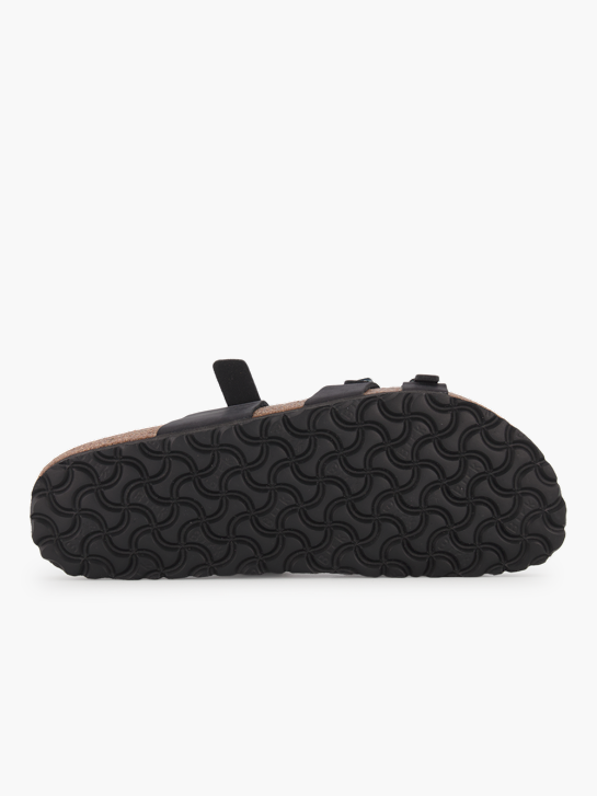 Birkenstock Flache Pantolette Schwarz 92259 3