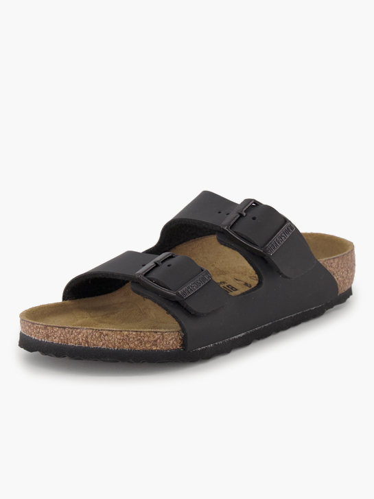 Birkenstock Flache Pantolette Schwarz 92406 1