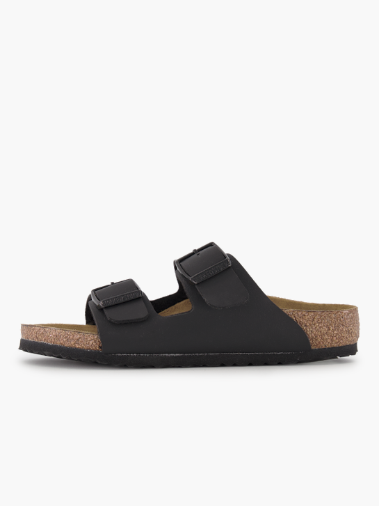 Birkenstock Flache Pantolette Schwarz 92406 2