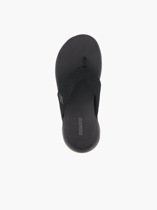 Skechers Pantoletten-Zehentrenner Schwarz 92532 3