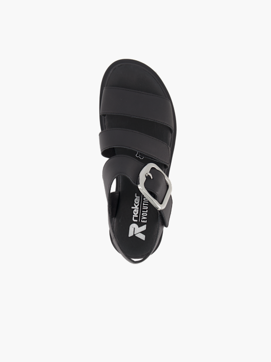 Rieker EVOLUTION Sandale Schwarz 92668 4