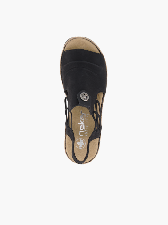 Rieker Sandale Schwarz 92670 3
