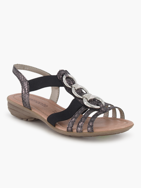 remonte Sandale Schwarz 92678 1