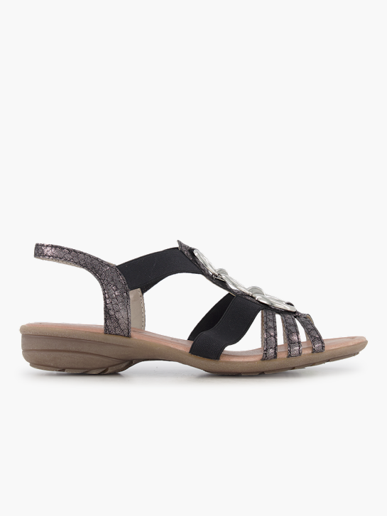 remonte Sandale Schwarz 92678 2