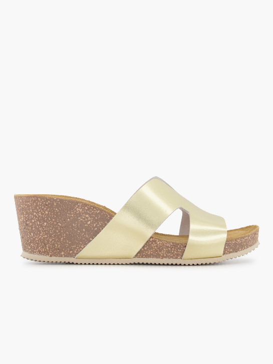 Wellness Pantolette Gold 92753 2