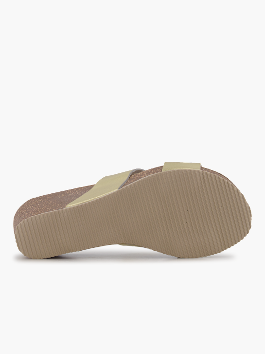 Wellness Pantolette Gold 92753 3