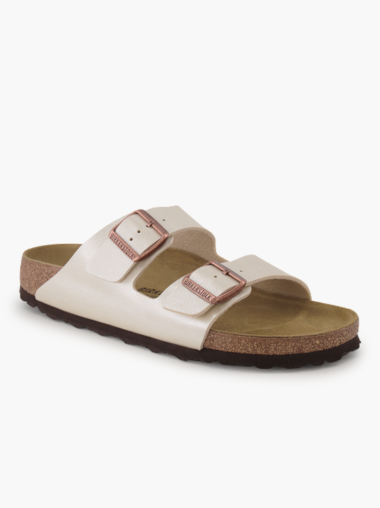 Birkenstock Flache Pantolette Weiss 93887 1