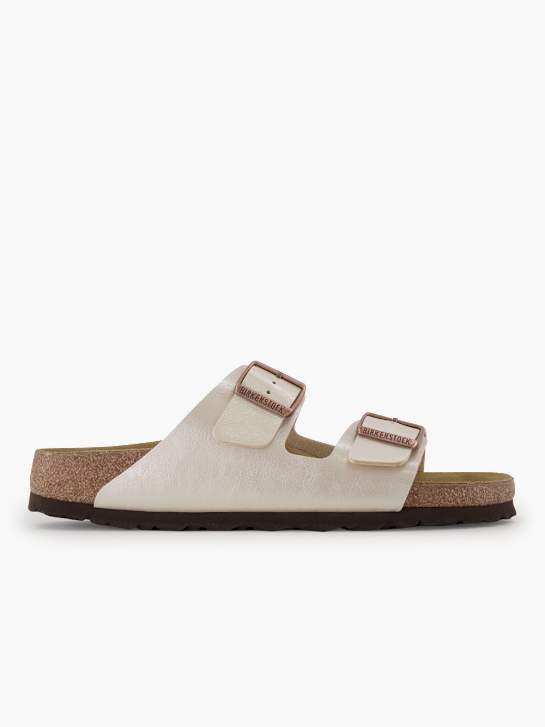 Birkenstock Flache Pantolette Weiss 93887 2