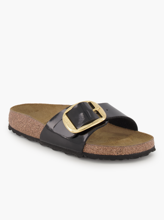 Birkenstock Flache Pantolette Schwarz 93888 1