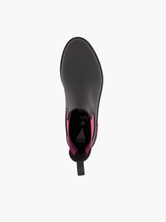 Verbenas Stivale di gomma Nero 93058 4