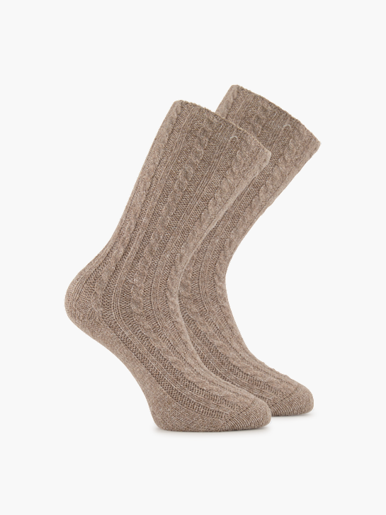 Cosy Nature Strümpfe Taupe 93403 1